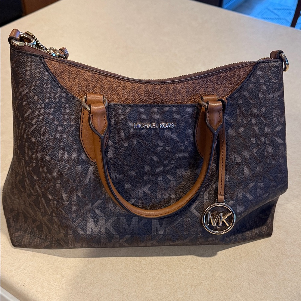 Michael Kors Brown and Tan Satchel - Picture 3 of 7